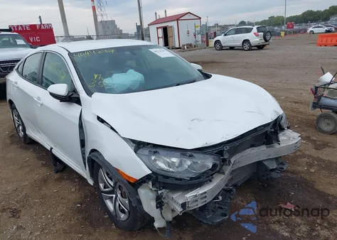 2018 Honda Civic Lx from USA, damaged, VIN 19XFC2F53JE204199